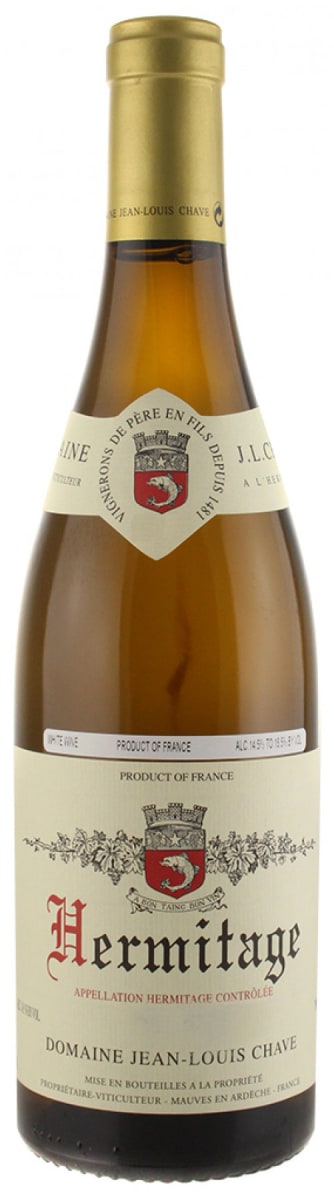 Jean-Louis Chave Hermitage Blanc 1998 Front Bottle Shot