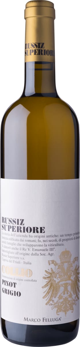 Marco Felluga Russiz Superiore Pinot Grigio 2022  Front Bottle Shot