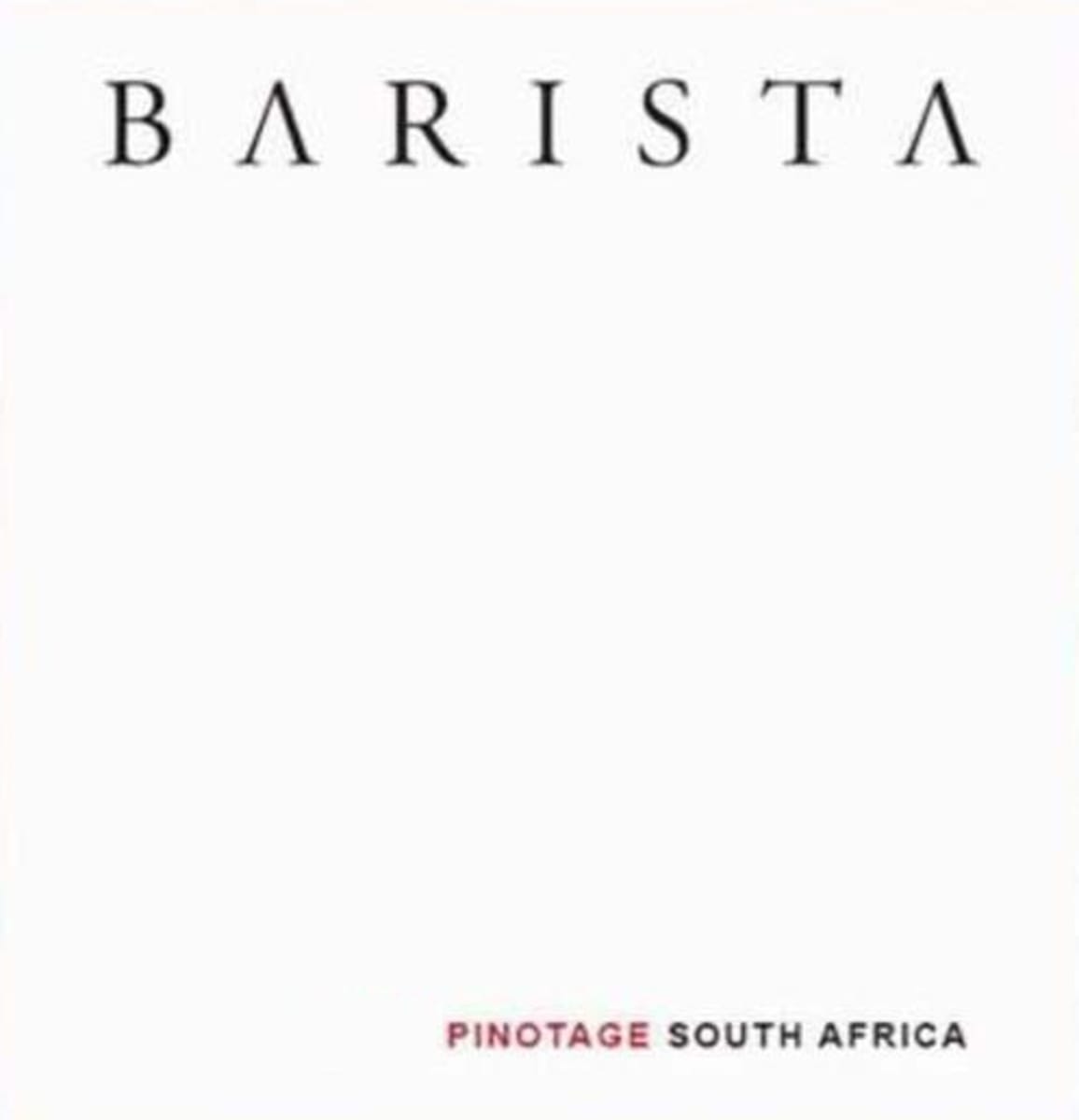 Barista Pinotage 2016 Front Label