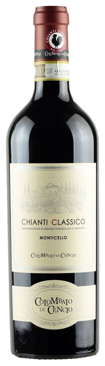 Colombaio di Cencio Monticello Chianti Classico 2020 Front Bottle Shot
