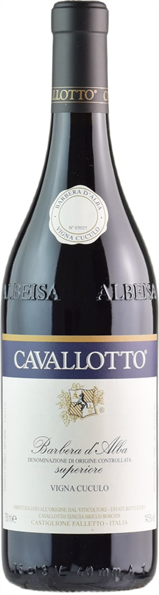 Cavallotto Barbera d'Alba Vigna del Cuculo Superiore 2021 Front Bottle Shot