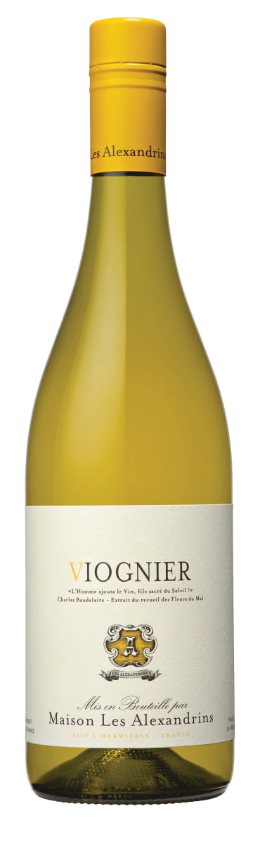 Les Alexandrins Viognier 2023 Front Bottle Shot