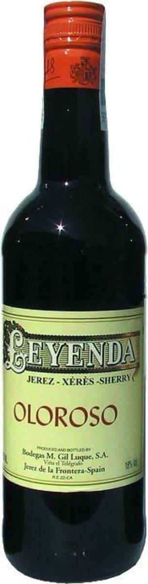 Bodegas M. Gil Luque Leyenda Oloroso Sherry Front Bottle Shot