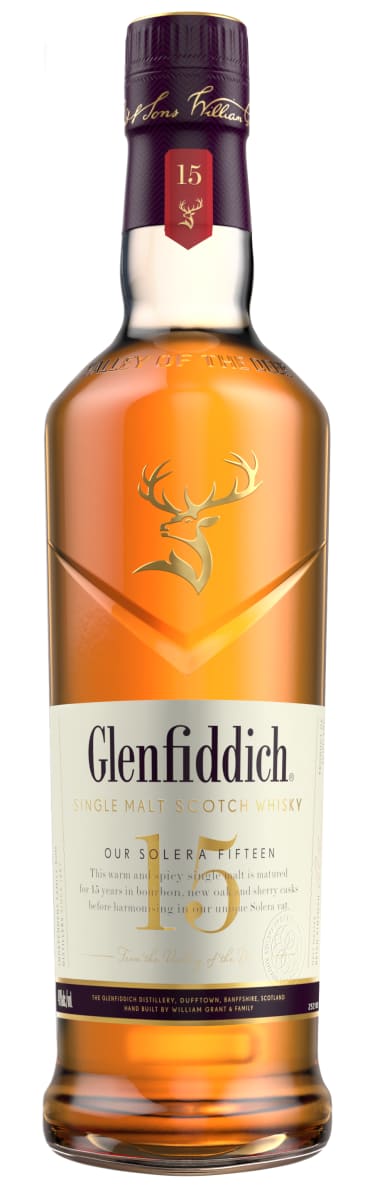 Glenfiddich 15 Year Unique Solera Reserva Single Malt Scotch