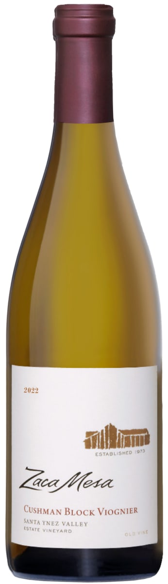 Zaca Mesa Cushman Block Viognier 2022 Front Bottle Shot