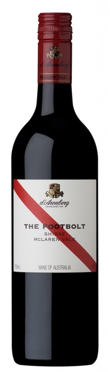 d'Arenberg The Footbolt Shiraz 2019 Front Bottle Shot