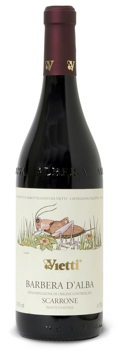 Vietti Barbera d'Alba Scarrone 2017 Front Bottle Shot