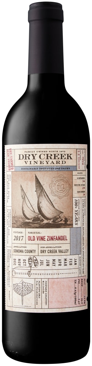 Dry Creek Vineyard Old Vine Zinfandel 2017 | Wine.com