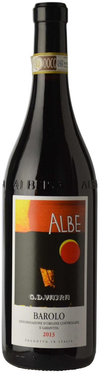 G.D. Vajra Barolo Albe 2013 Front Bottle Shot