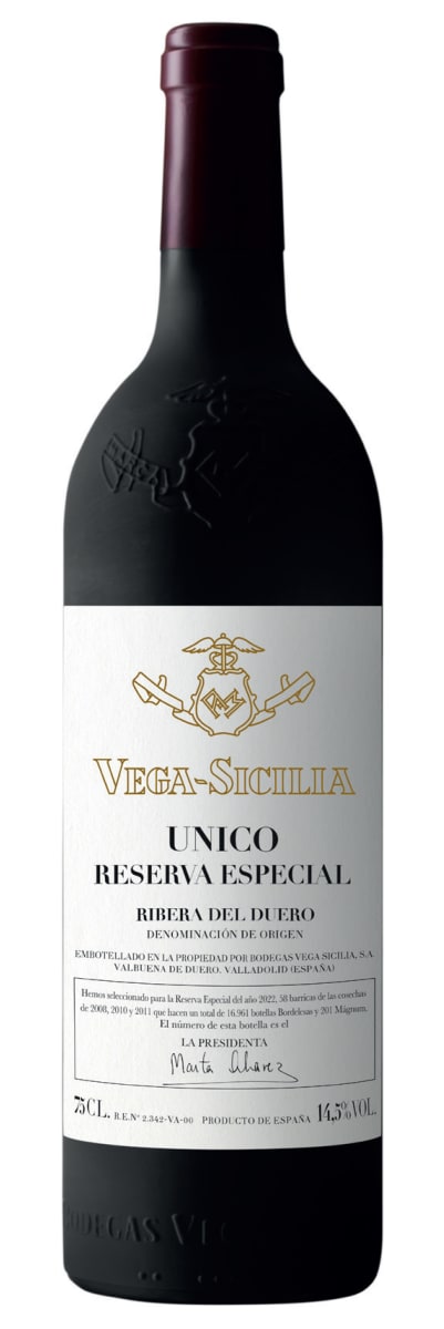 Tempos Vega Sicilia Unico Reserva Especial (2022 Release) Front Bottle Shot