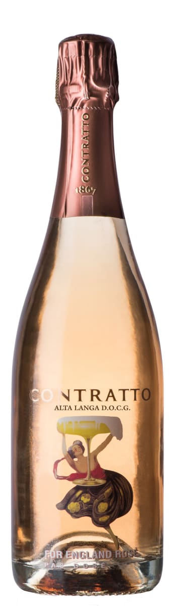 Contratto For England Brut Rose 2017 Front Bottle Shot