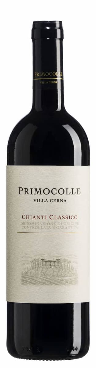 Villa Cerna Chianti Classico Primocolle 2019 Front Bottle Shot