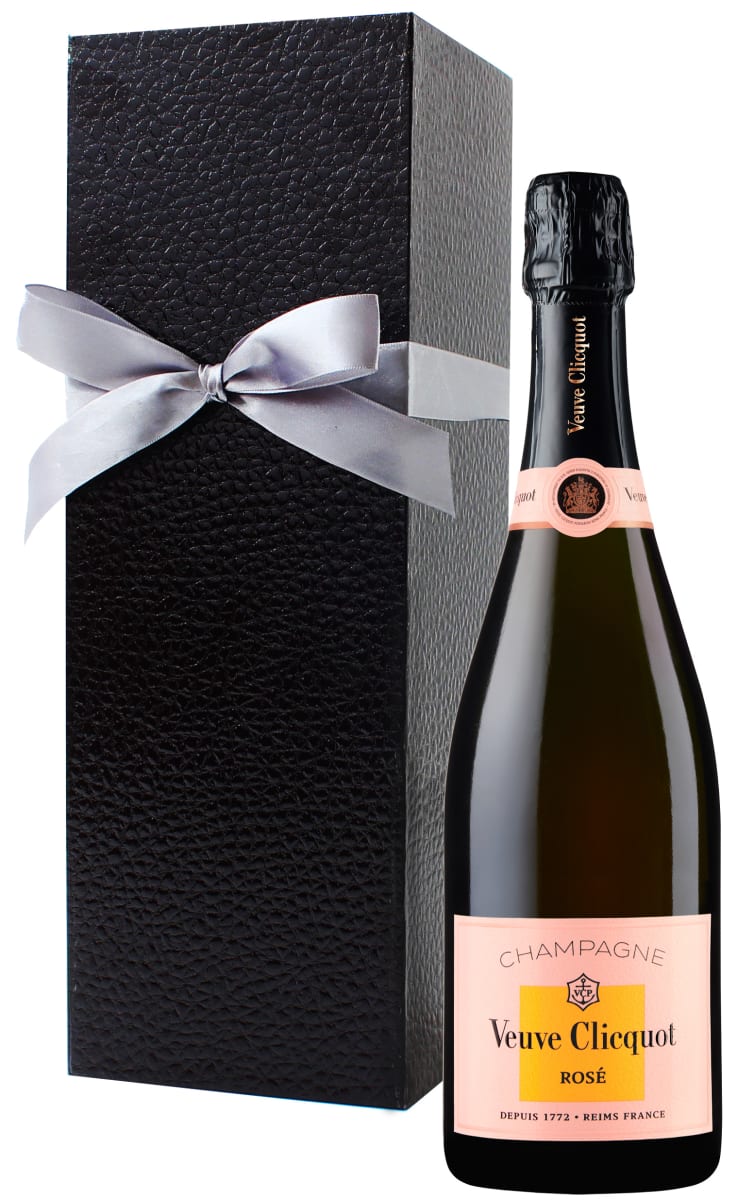 wine.com Veuve Clicquot Brut Rose with Black Gift Box Gift Product Image