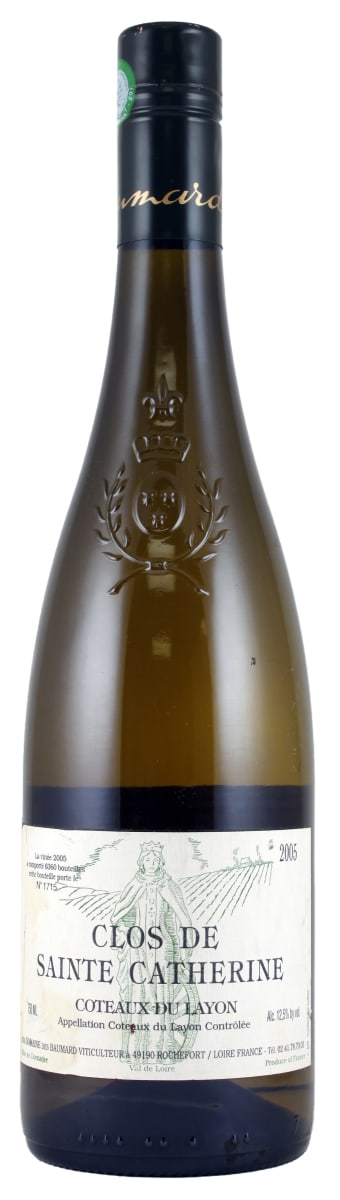 Domaine des Baumard Clos de Sainte Catherine Coteaux du Layon 2005  Front Bottle Shot