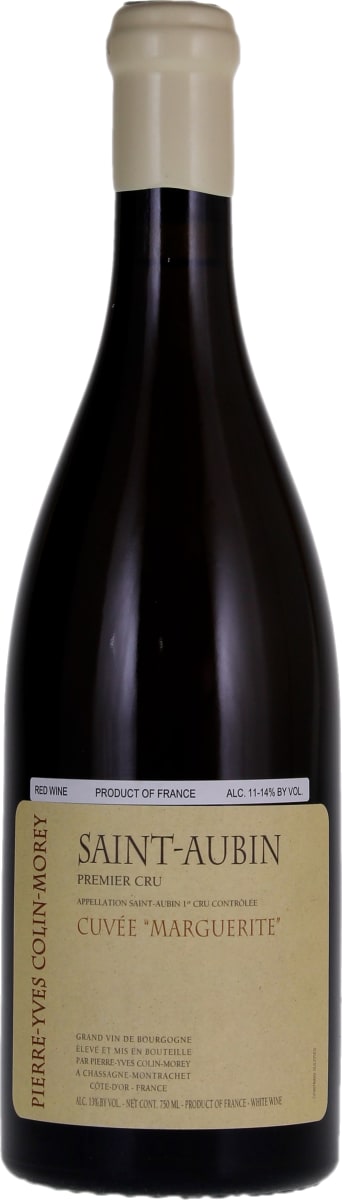 Pierre-Yves Colin-Morey St-Aubin Cuvee Marguerite Premier Cru 2022 Front Bottle Shot