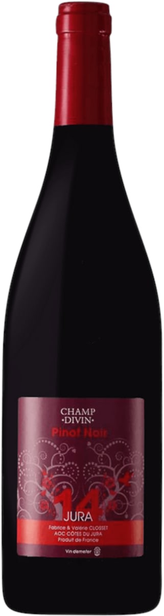 Champ Divin Pinot Noir 2022 Front Bottle Shot