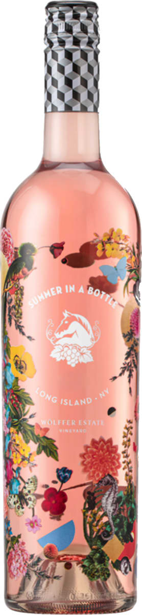 Wolffer Summer in a Bottle Long Island Rose 2023 Front Bottle Shot