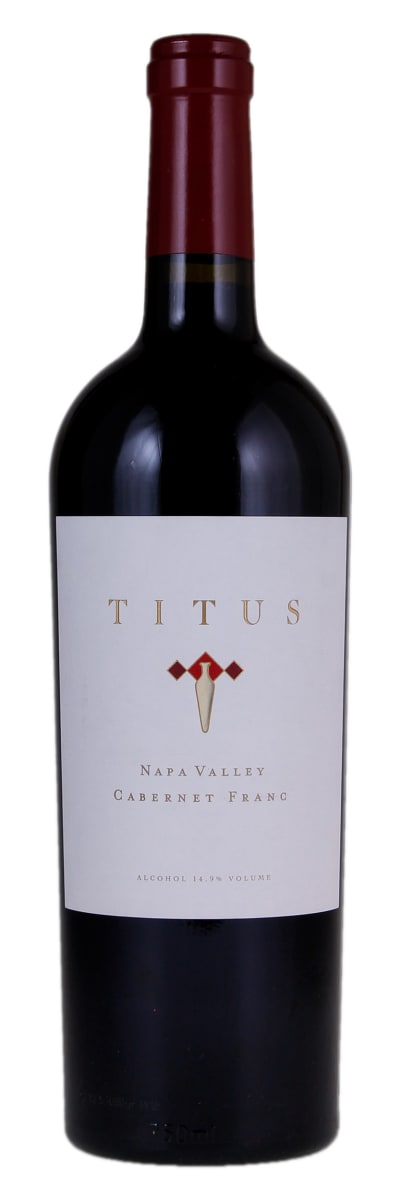 Titus Cabernet Franc 2022 Front Bottle Shot