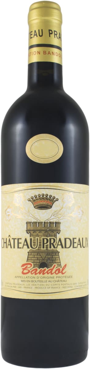 Chateau Pradeaux Bandol Rouge 2019 Front Bottle Shot