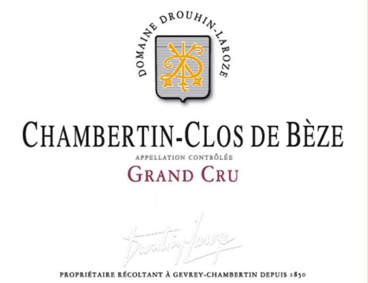 Domaine Drouhin-Laroze Chambertin-Clos de Beze Grand Cru (375ML half-bottle) 2021 Front Label