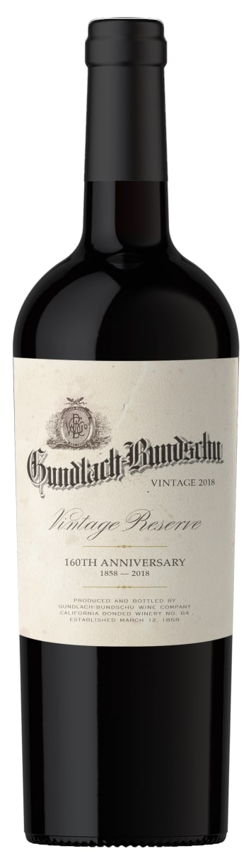 Gundlach Bundschu Vintage Reserve Cabernet Sauvignon 2018