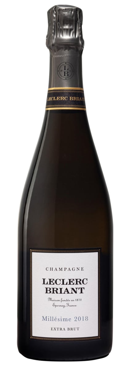 Champagne Leclerc Briant Extra Brut Millesime 2018 Front Bottle Shot