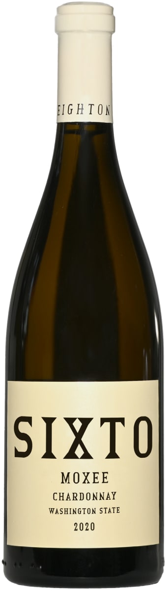 Sixto Moxee Vineyard Chardonnay 2020 Front Bottle Shot