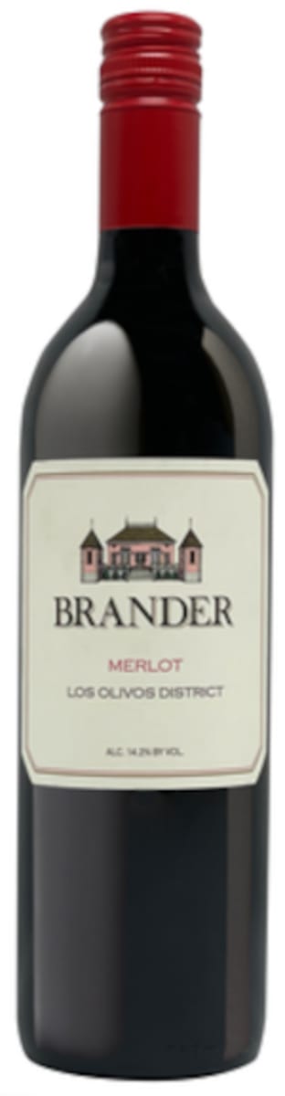 Brander Merlot 2021 Front Bottle Shot