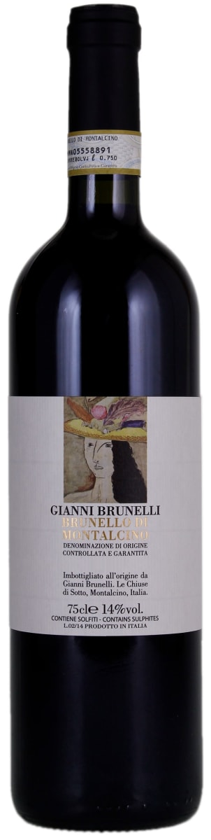 Gianni Brunelli Brunello di Montalcino 2018 Front Bottle Shot