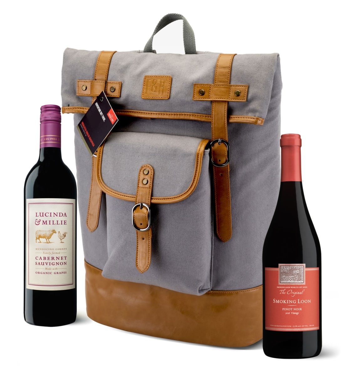 Foster Rye Insulated Wine Backpack Wines Included Wine