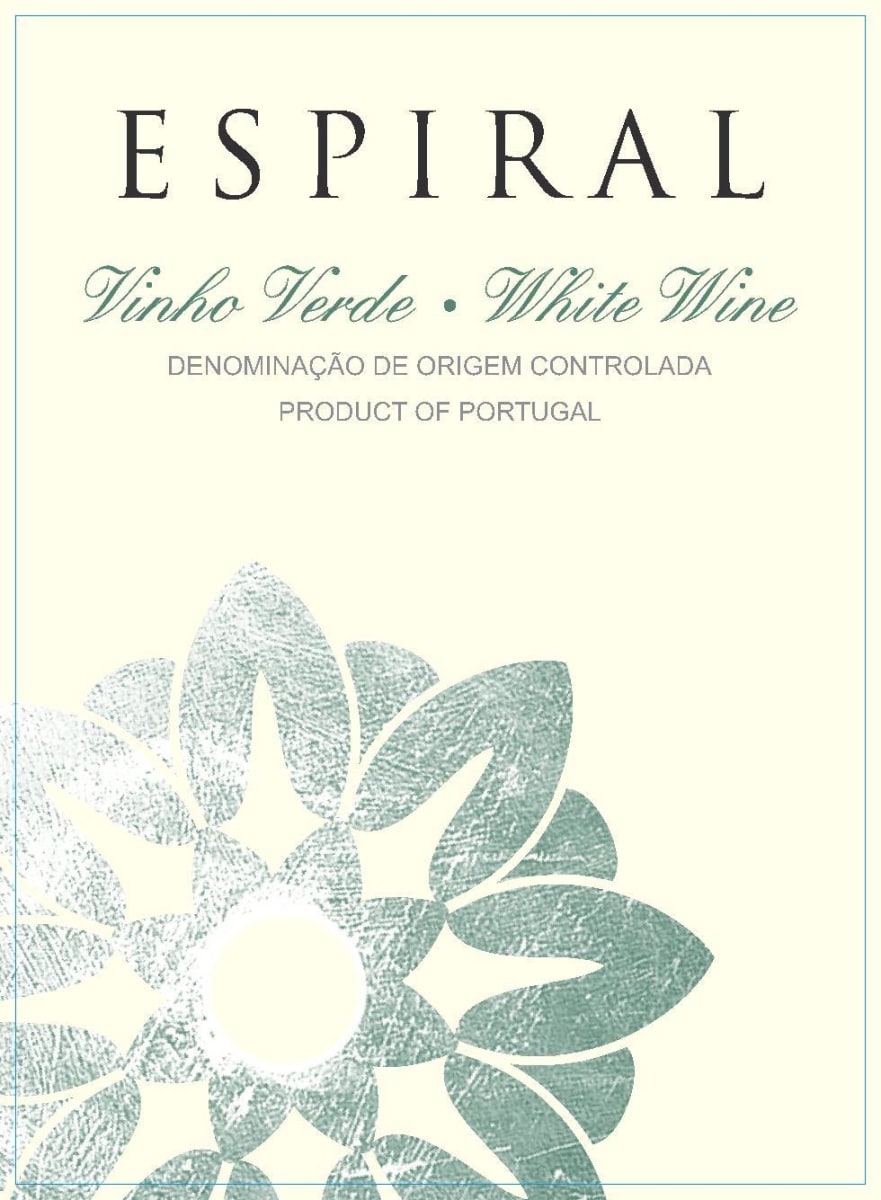 Espiral Vinho Verde White Front Label