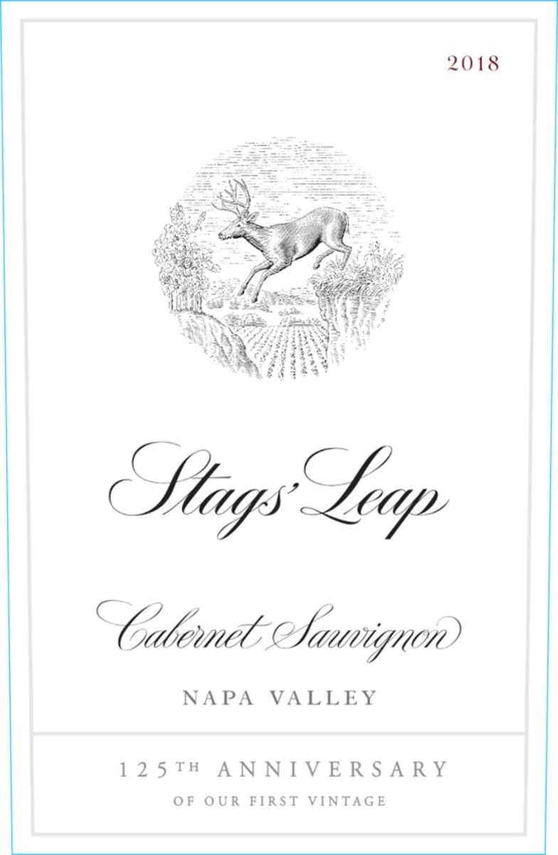 Stags' Leap Winery Napa Valley Cabernet Sauvignon (375ML half-bottle) 2018  Front Label