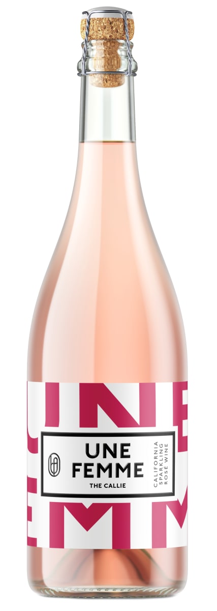 Une Femme The Callie Sparkling Rose Front Bottle Shot