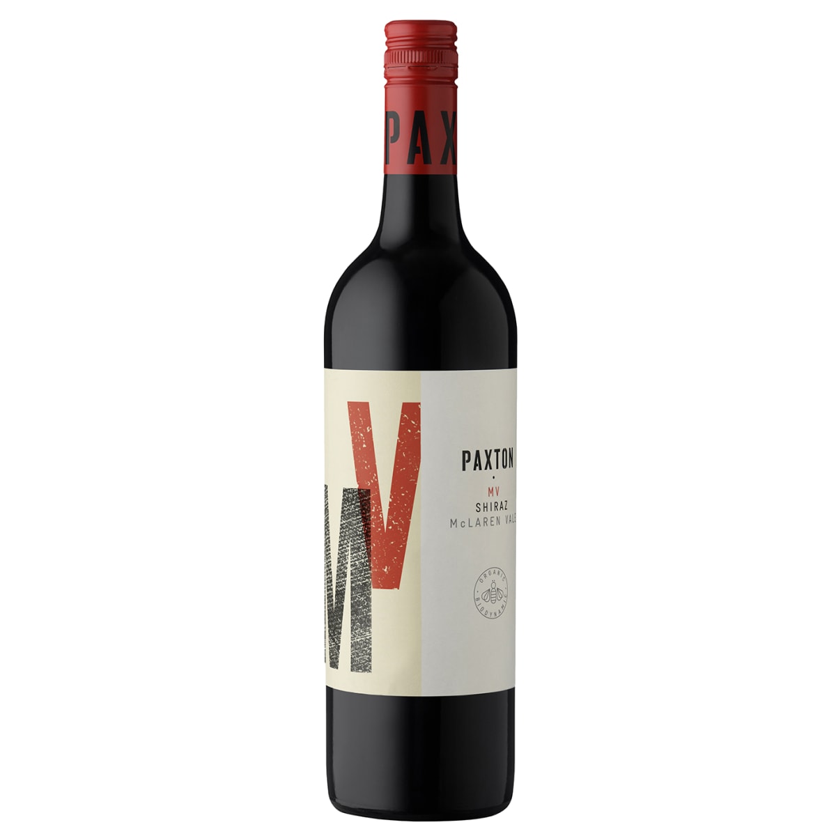 Paxton Vineyards MV Shiraz 2020  Front Bottle Shot