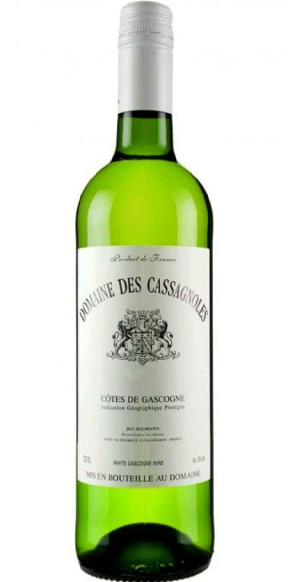 Domaine des Cassagnoles Vin de Pays des Cotes de Gascogne 2021 Front Bottle Shot