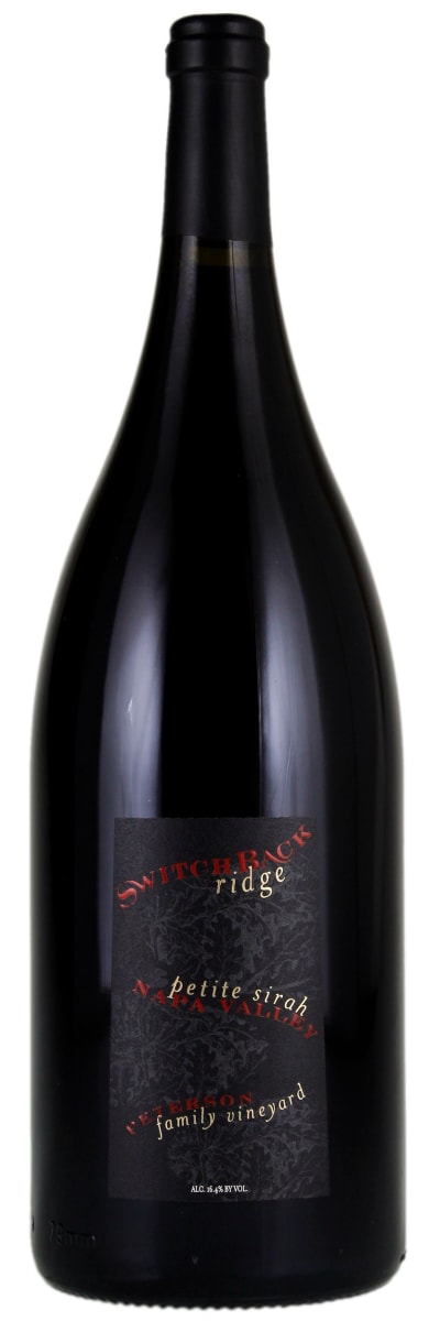 Switchback Ridge Peterson Family Vineyard Petite Sirah 2001 Front Bottle Shot