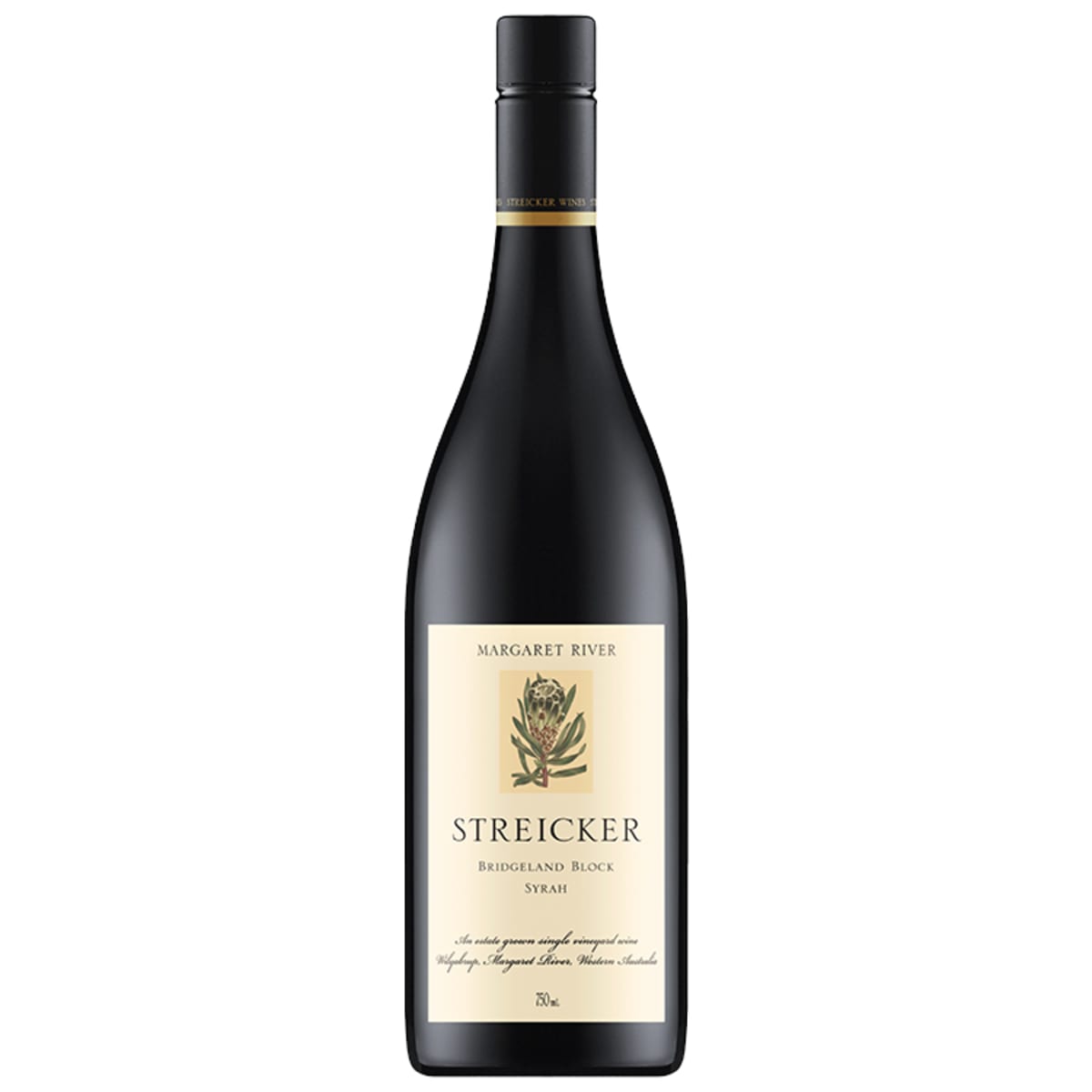 Streicker Wines Bridgeland Block Syrah 2014 Front Bottle Shot