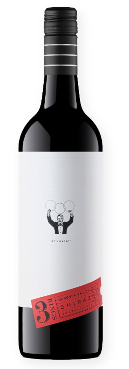 3 Rings Shiraz 2021 Front Bottle Shot