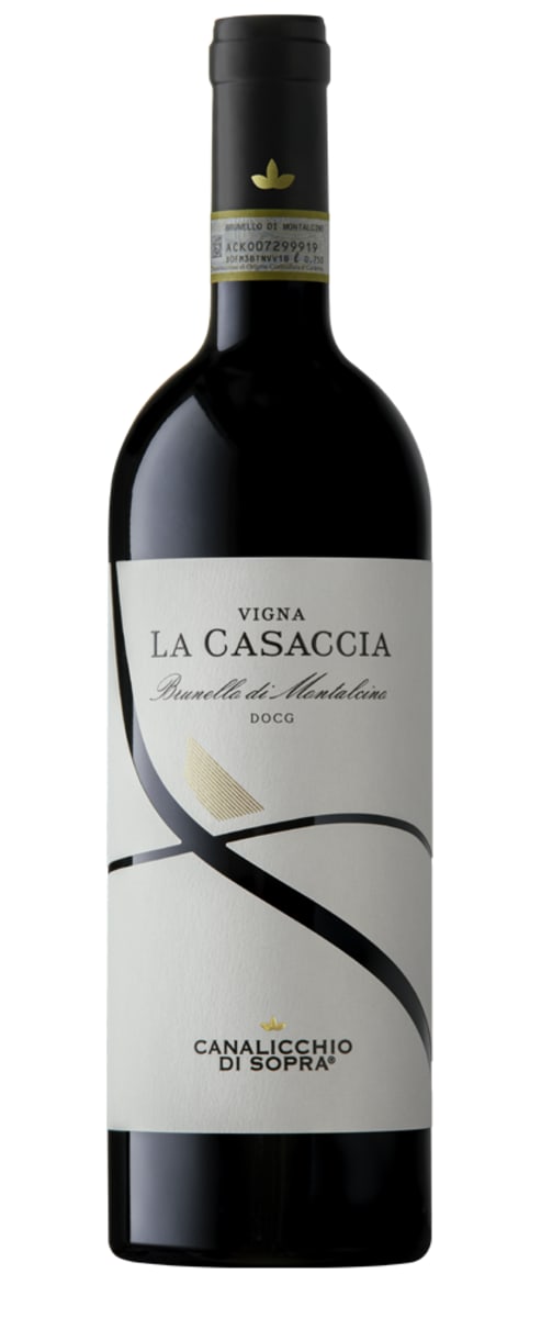 Canalicchio di Sopra Brunello di Montalcino La Casaccia 2019 Front Bottle Shot