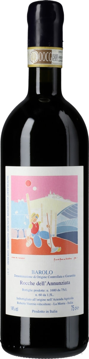 Roberto Voerzio Barolo Rocche dell'Annunziata 2017 Front Bottle Shot