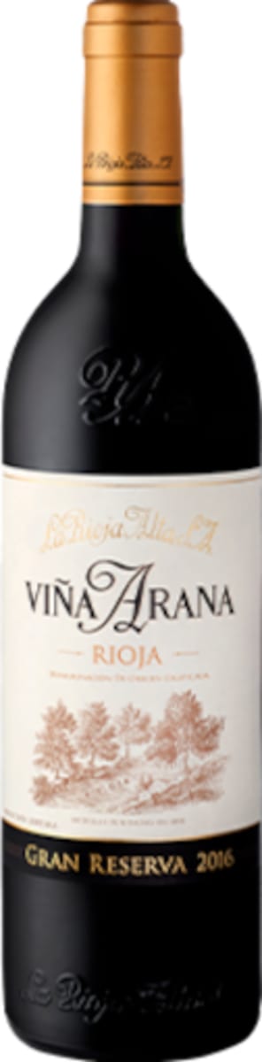 La Rioja Alta Vina Arana Rioja Gran Reserva 2016 Front Bottle Shot