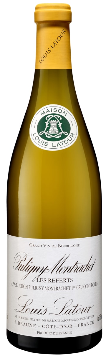 Louis Latour Puligny-Montrachet Les Referts Premier Cru 2022 Front Bottle Shot