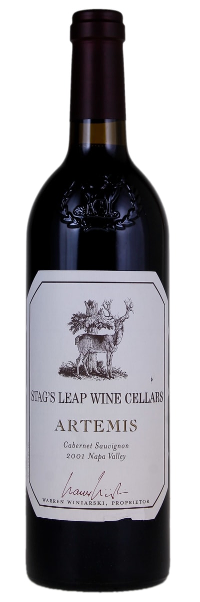 Stag's Leap Wine Cellars Artemis Cabernet Sauvignon 2001 Front Bottle Shot