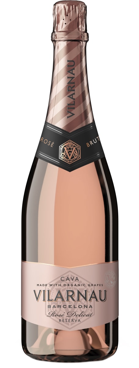 Vilarnau Brut Rose Cava Front Bottle Shot