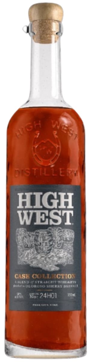High West Distillery Cask Collection Oloroso Sherry Barrel Finish Whiskey Front Bottle Shot