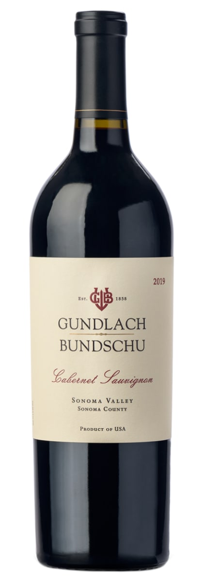 Gundlach Bundschu Cabernet Sauvignon 2021 Front Bottle Shot