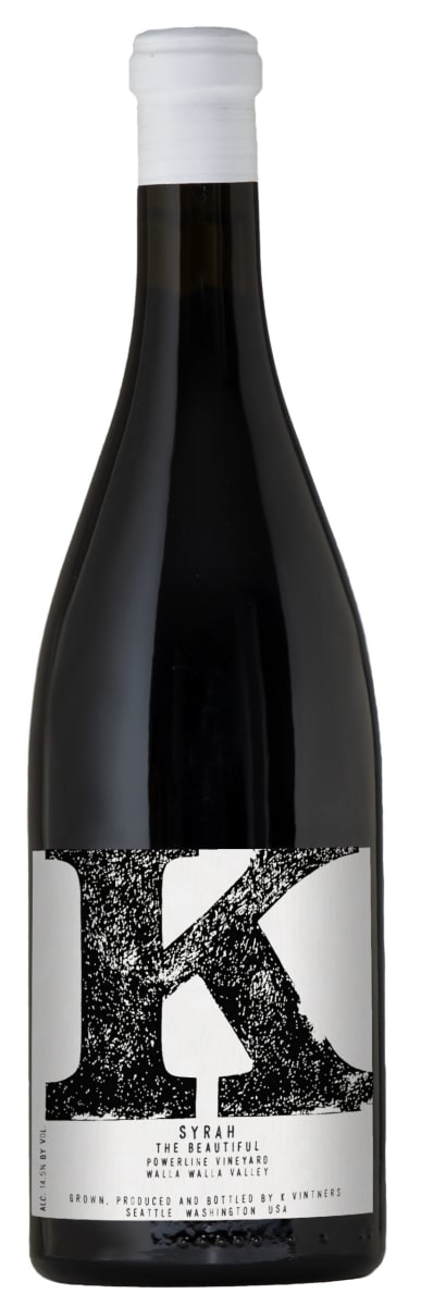 K Vintners The Beautiful Syrah 2019 Front Bottle Shot