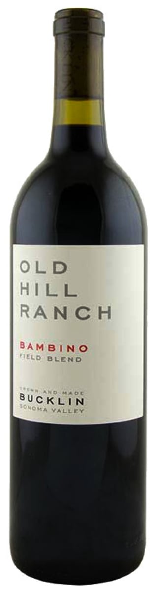 Bucklin Bambino Old Hill Ranch Zinfandel 2023 Front Bottle Shot