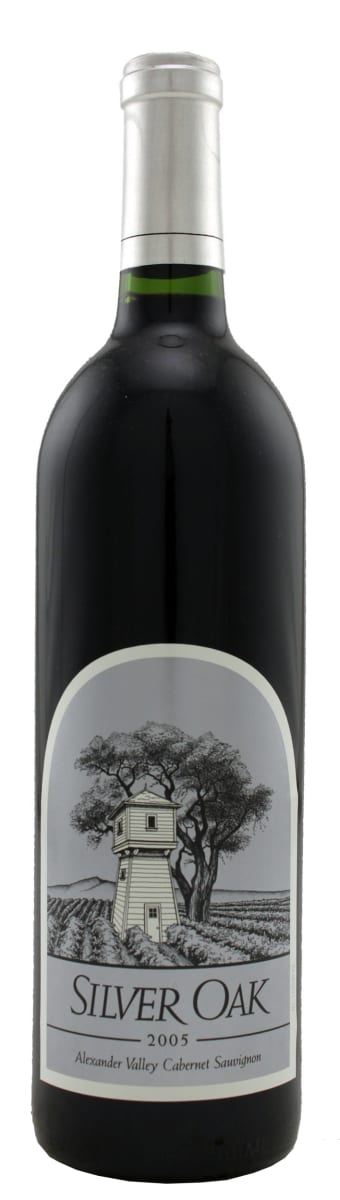Silver Oak Alexander Valley Cabernet Sauvignon 2005 Front Bottle Shot