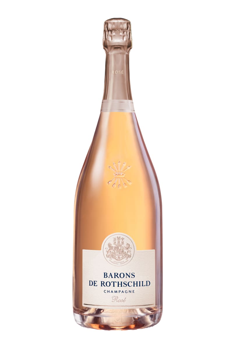 割引価格 Champagne Magnum Liter (1.5 Rose Brut Rothschild de Barons ワイン